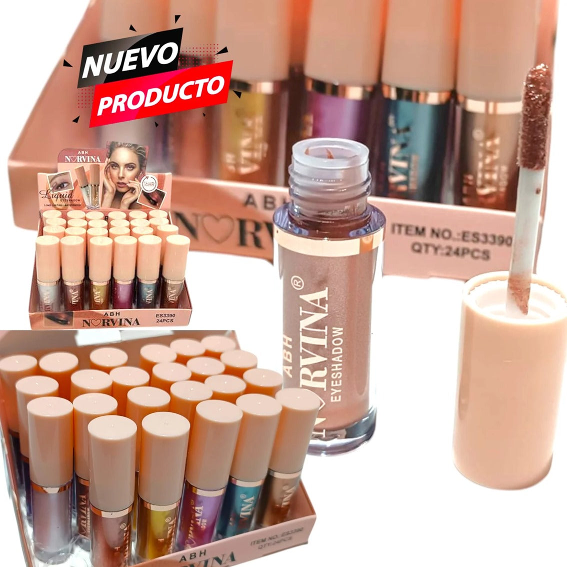 SOMBRAS LIQUIDAS NORVINA 24 PCS ES3390