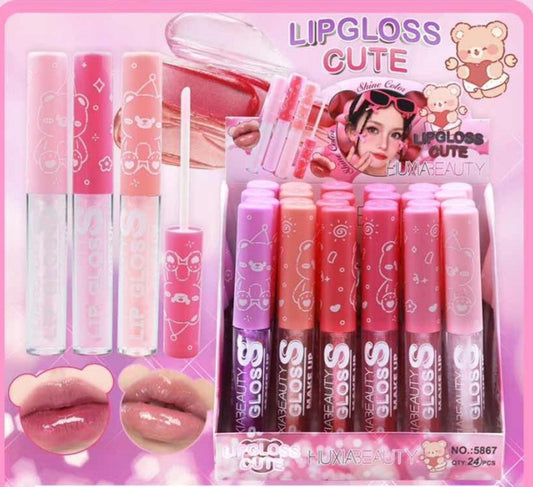 LIP GLOSS CUTE OSITO 24 PCS 5867