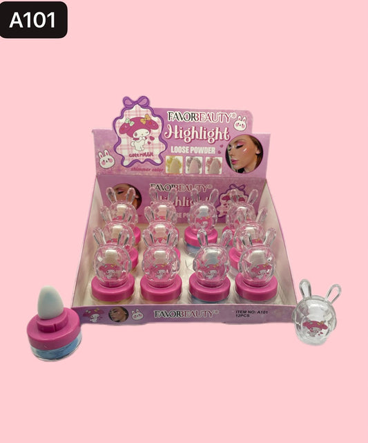 POLVO ILUMINADOR DE MELODY 12 PCS A101