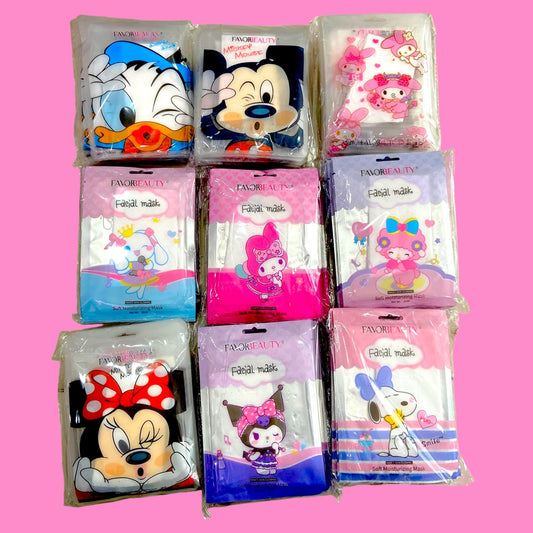 MASCARILLA DE PERSONAJES 10 PCS