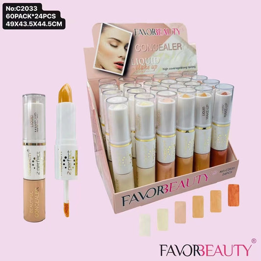 CORRECTOR 2EN1 BARRA Y LIQUIDO 24 PCS C2033
