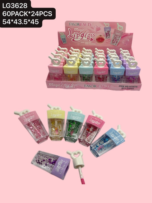 LIP GLOSS MAGICO 24 PCS LG3628
