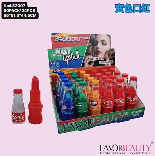 LABIAL EN BARRA DE MAGICO DE SODAS 24 PCS LS2007
