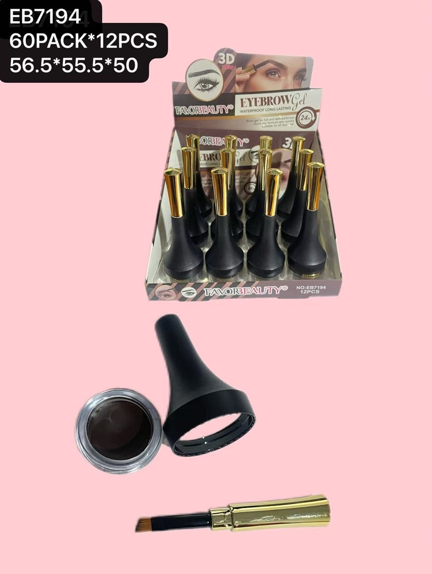 PINCEL DE CEJA EYE BROW GEL 12 PCS EB7194