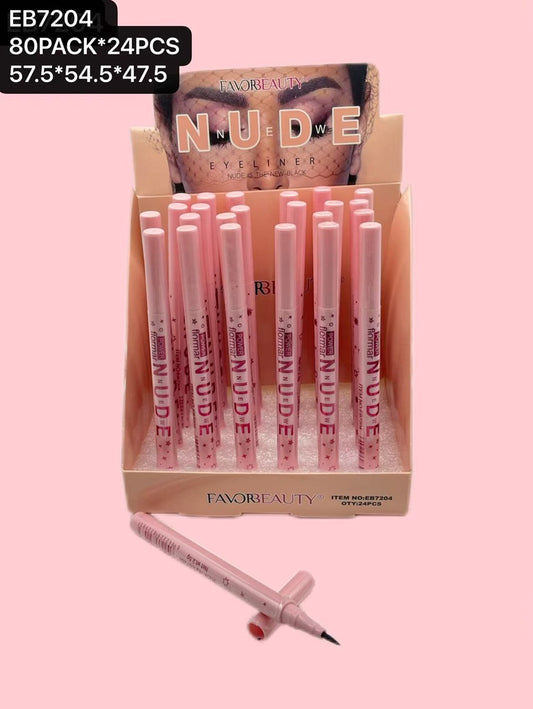 DELINEADOR NEGRO NUDE 24 PCS EB7204