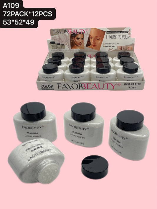 POLVO TRASLUCIDO BLANCO 12 PCS A109