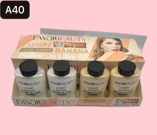 POLVO BANANA TRASLUCIDO 12 PCS A40