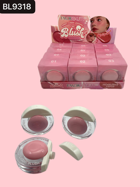 RUBOR BLUSH SWEET 12 PCS BL9318