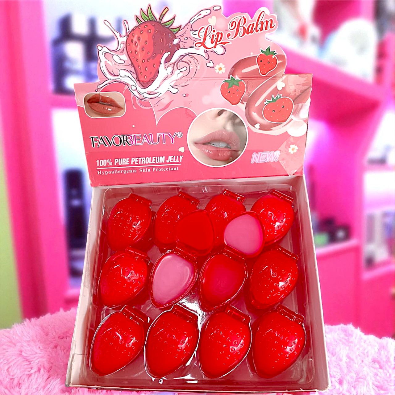 BALSAMO DE FRESA 24PZS LB3470