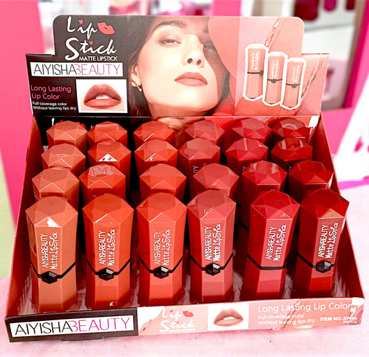 LABIAL MATTE AIYISHA 24 PCS 23056
