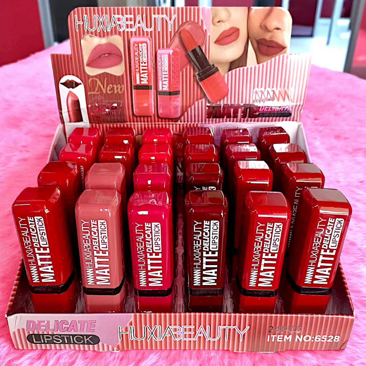 LABIAL MATTE 24 PCS 6528