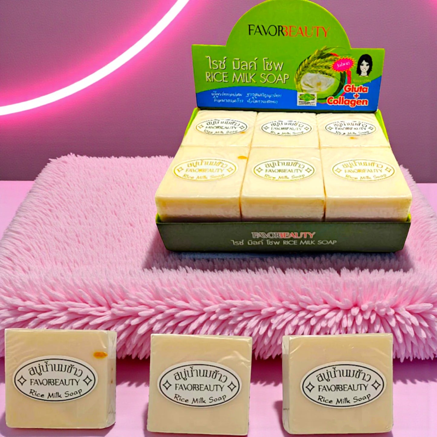 JABON DE ARROZ 12 PZ J029.