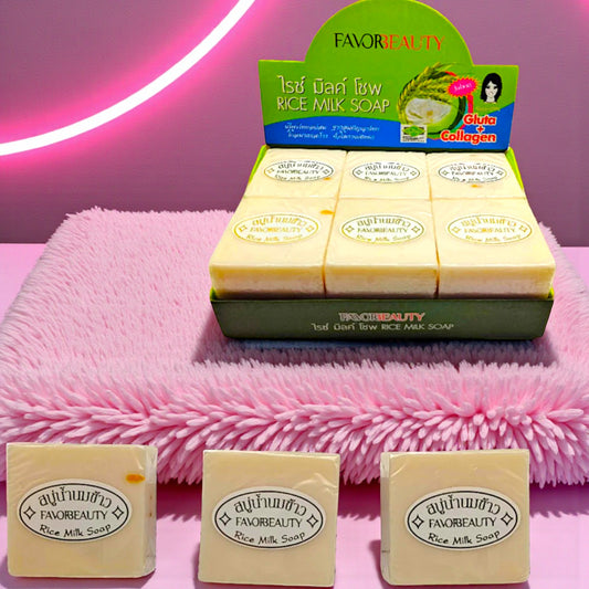 JABON DE ARROZ 12 PZ J029