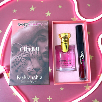 ESTUCHE DE PERFUME Y LABIAL 1PZ  SE MANDA AL AZAR LA8008