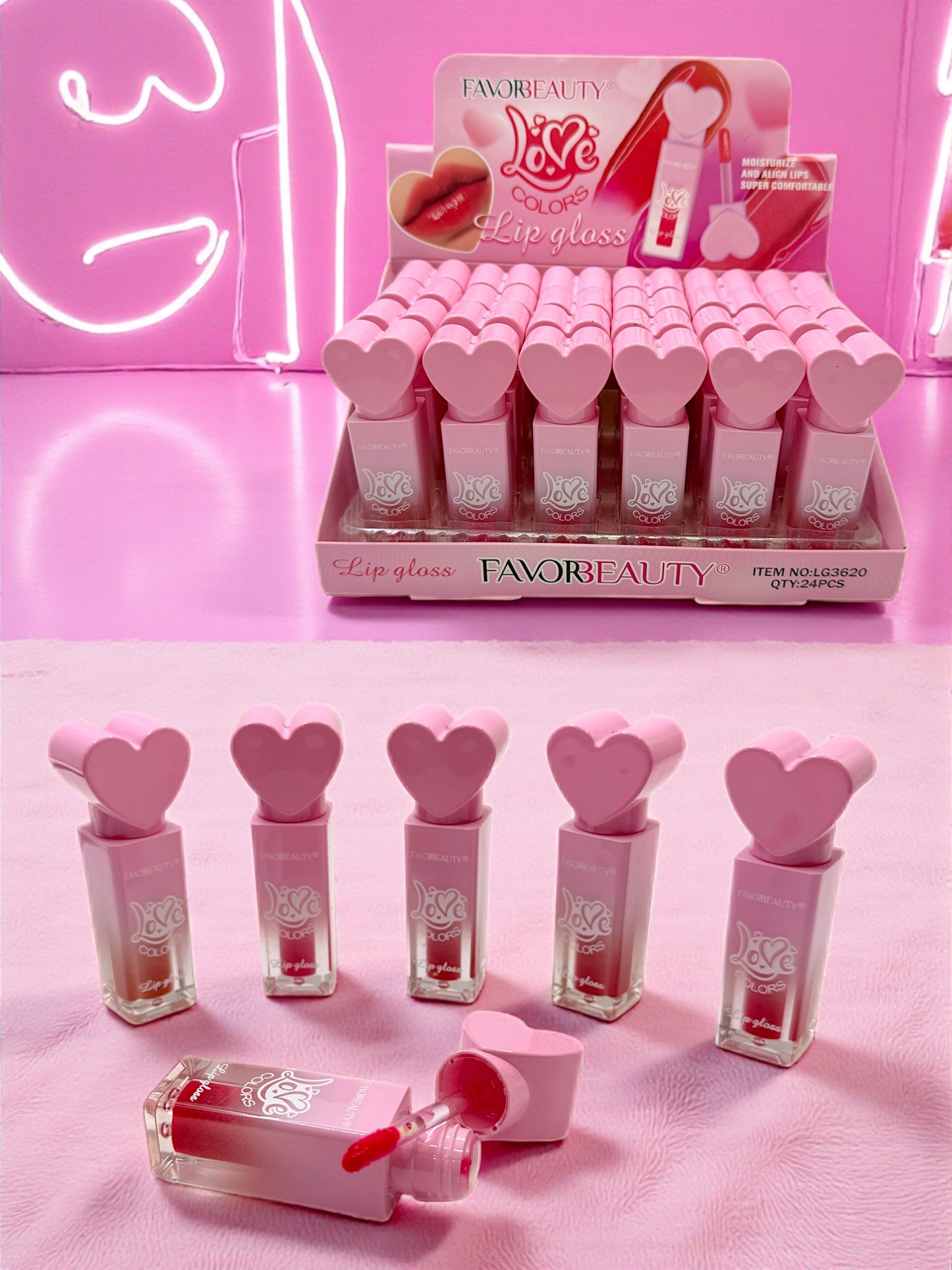 LABIAL LIQUIDO CORAZONCITO 24 PZ LG3620