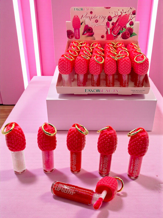 GLOSS CON COLOR FRAMBUESAS 24 PZ LG3780