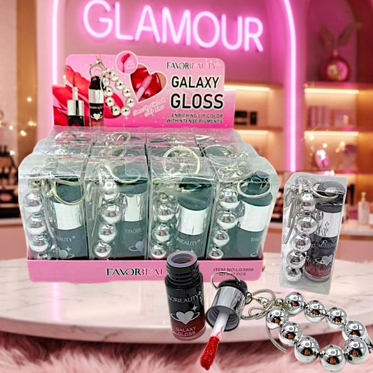 GLOSS CON LLAVERO PERLAS 12 PZ LG3809