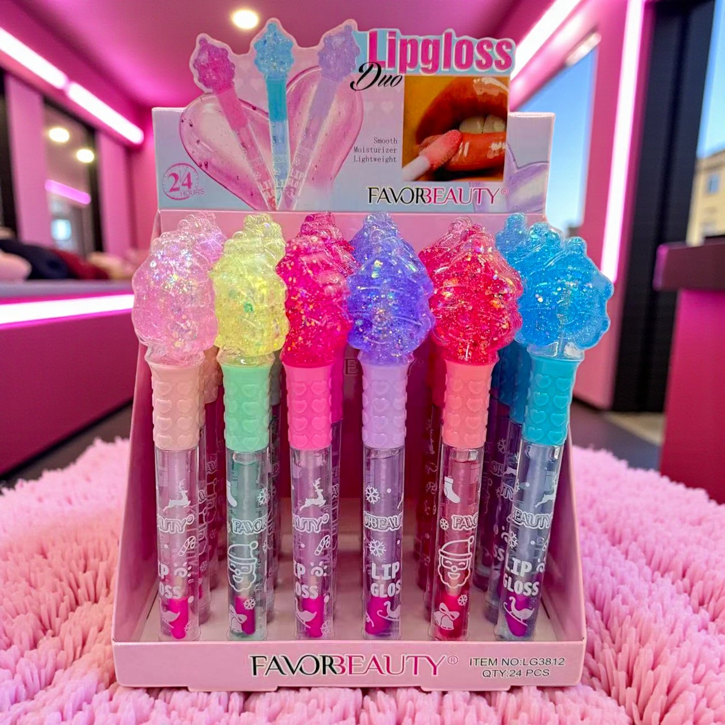 GLOSS HIDRATANTE PALETA DE HIELO 24 PZ LG3812