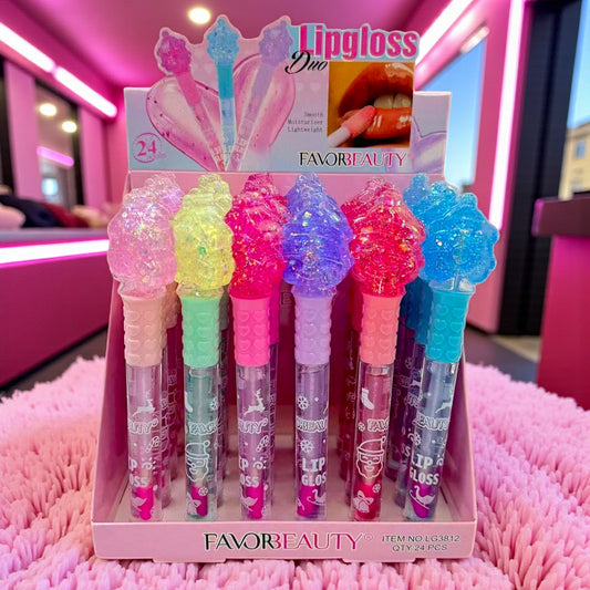 GLOSS HIDRATANTE PALETA DE HIELO 24 PZ LG3812