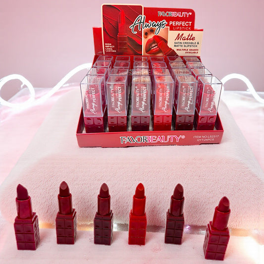 LABIAL EN BARRA RELIEVE CUADROS 24 PZ LS2317