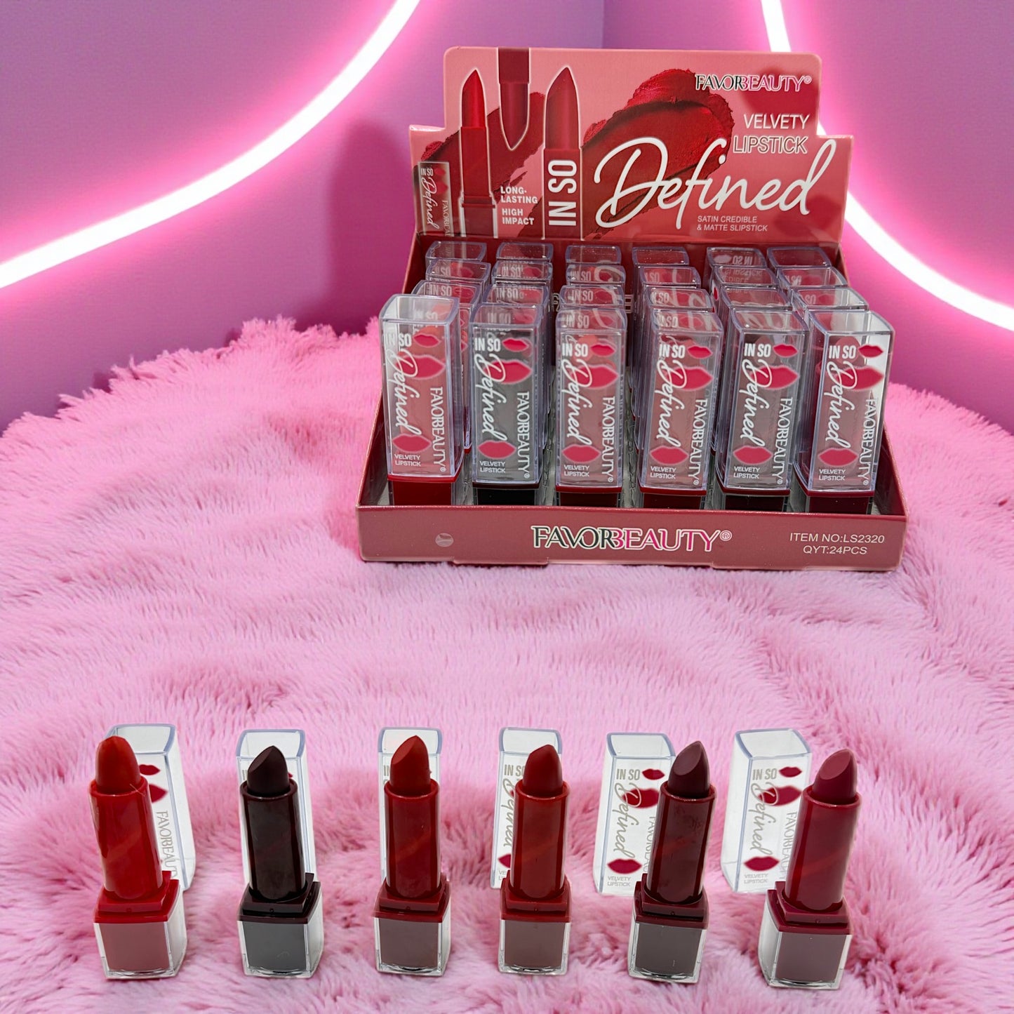 LABIAL EN BARRA LARGA DURACION 24 PZ LS2320