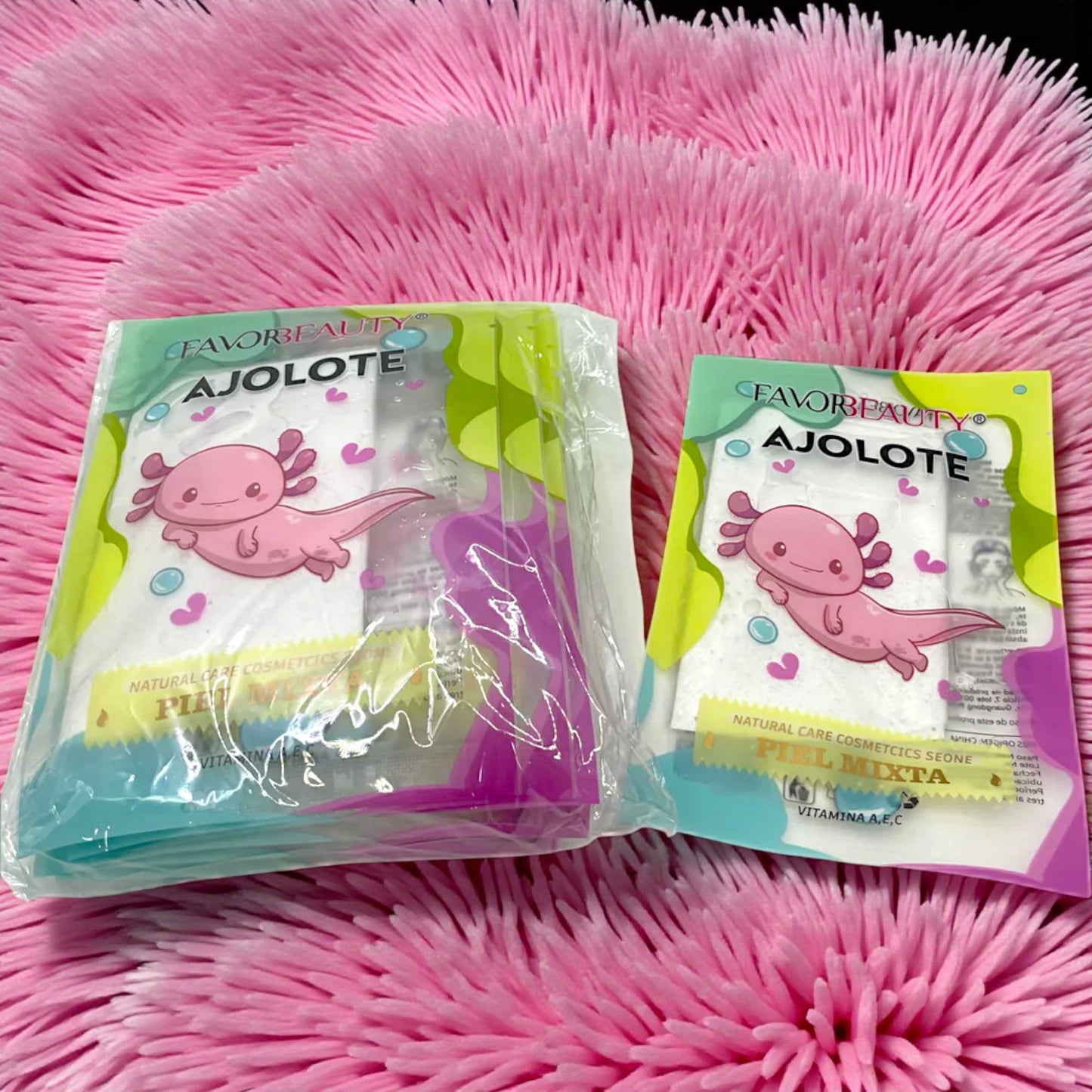 MASCARILLA FACIAL PIEL MIXTA AJOLOTITO 1 PZ B5572