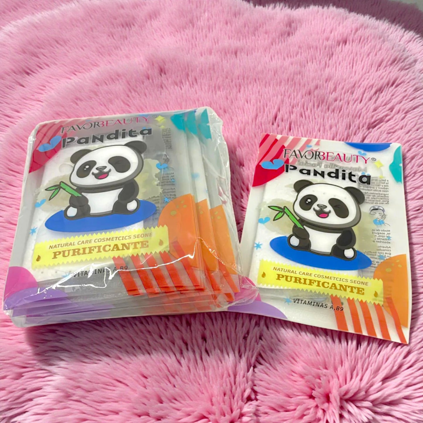 MASCARILLA FACIAL PURIFICANTE PANDITA 10 PZ B5569