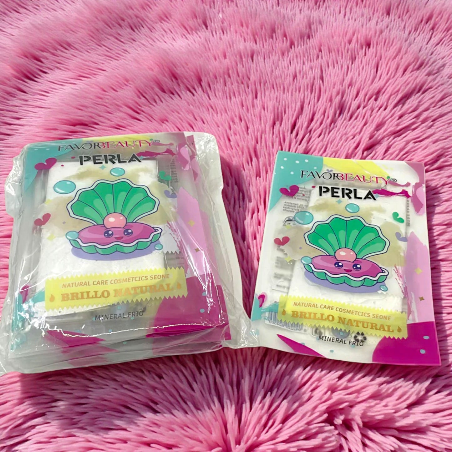 MASCARILLA FACIAL BRILLO NATURAL PERLA 10 PZ B5576