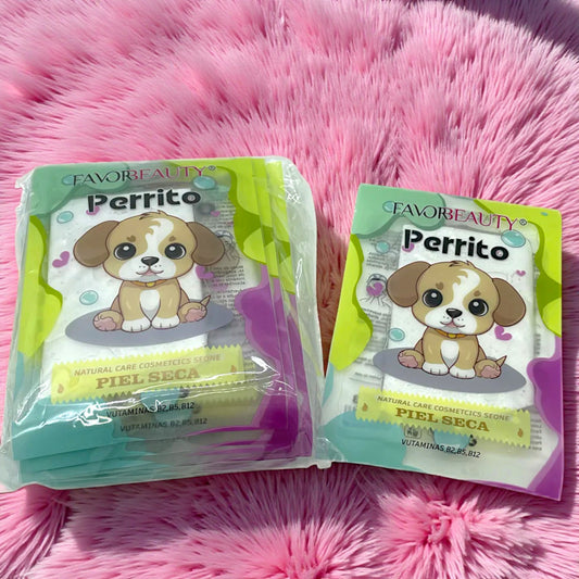 MASCARILLA FACIAL PIEL SECA PERRITO 10 PZ B5573