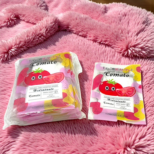 MASCARILLA FACIAL HIDRATANTE TOMATE 10 PZ B5593