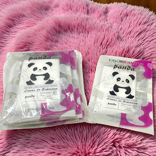 MASCARILLA FACIAL LINEAS DE EXPRESION PANDA 10 PZ B5589