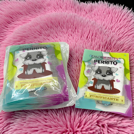 MASCARILLA FACIAL PURIFICANTE PERRITOS 10 PZ B5590