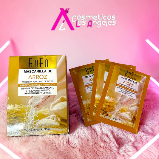 MASCARILLA PEEL-OFF ARROZ 10 PZ MC1012