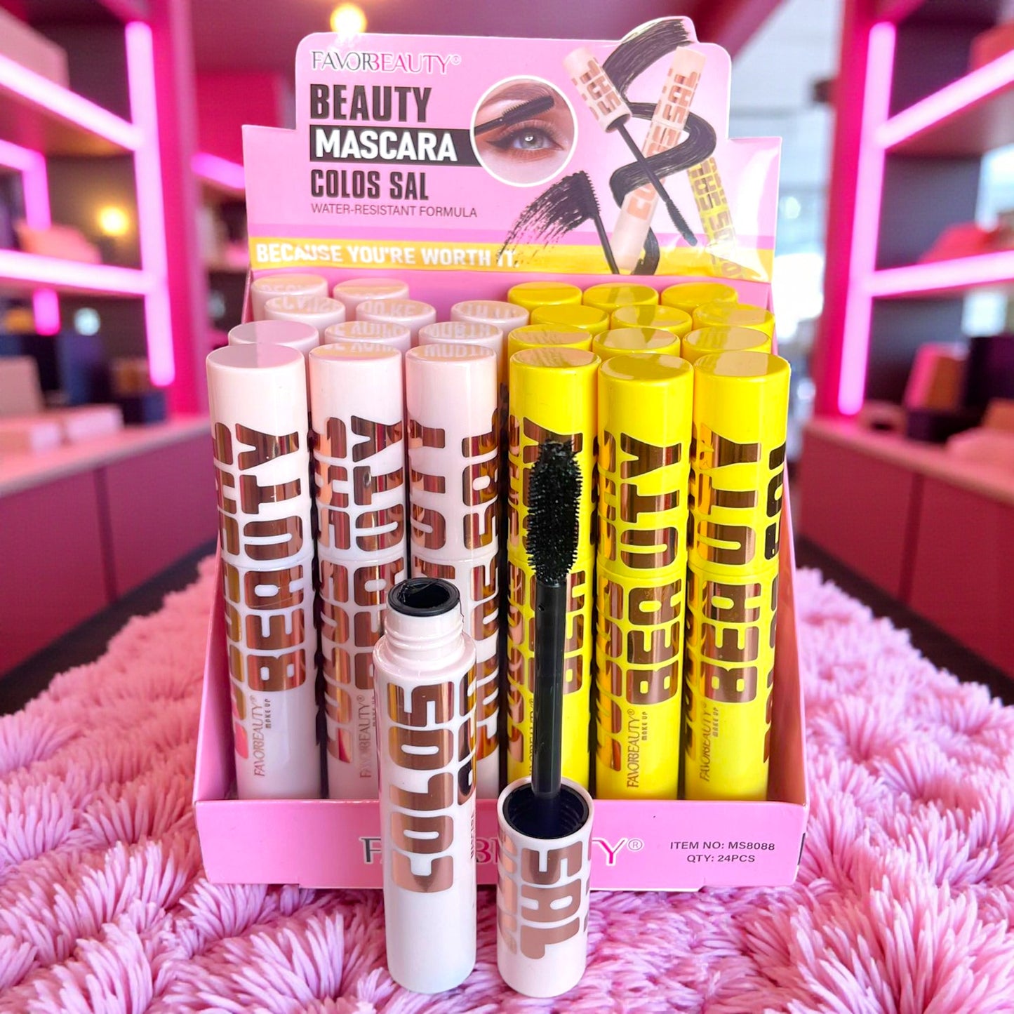 MASCARA DE PESTAÑAS COLOS SAL 24 PZ MS8008