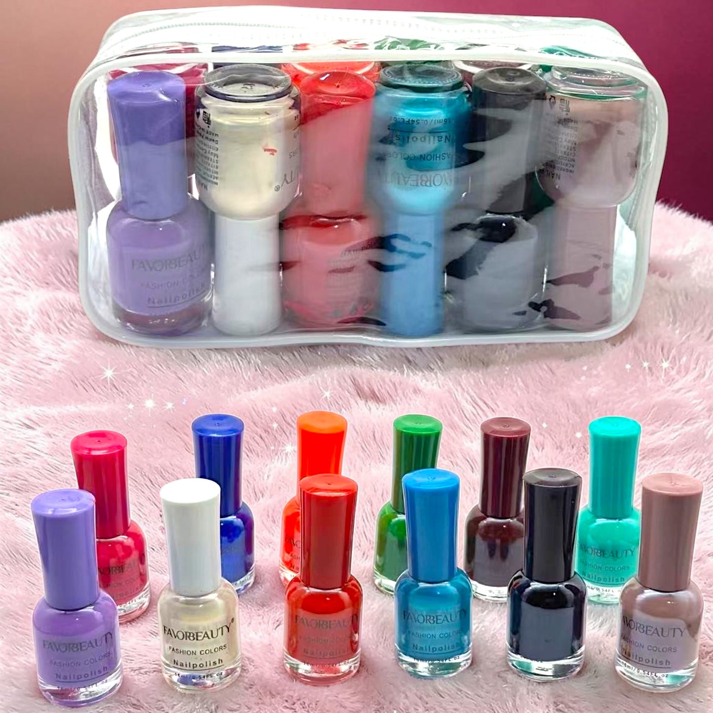 ESMALTE DE UÑAS SURTIDO 12 PZ N1-Z.