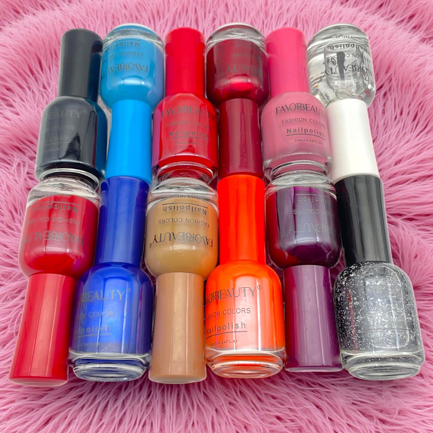 ESMALTE UÑAS 12 PZ N1-6F.
