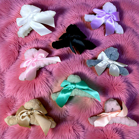 PINZA PELUCHE CON MOÑITO 12 PZ FJ4020