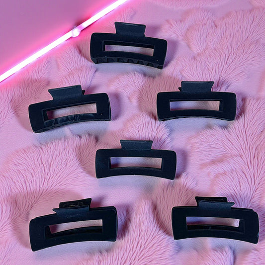 PINZA RECTANGULAR TERCIOPELO 12 PZ FJ4067