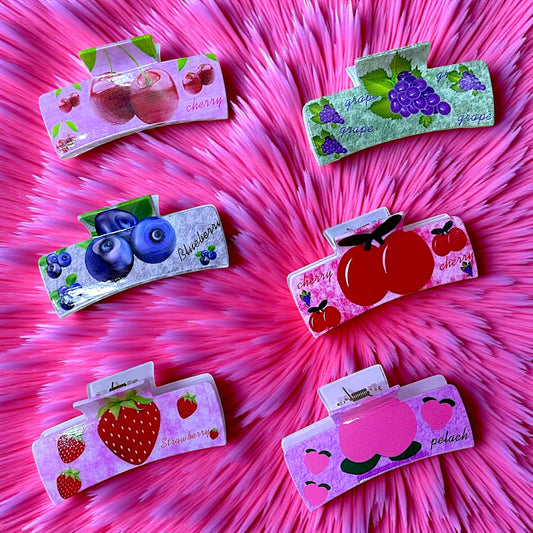 PINZA RECTANGULAR FRUTAS 12 PZ N1213