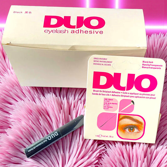 PEGAMENTO PARA PESTAÑAS DUO NEGRO 12PZ FB4010