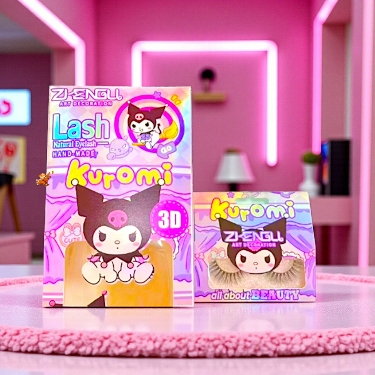 PESTAÑAS KUROMY CAJA CON 10 PZ JM-2