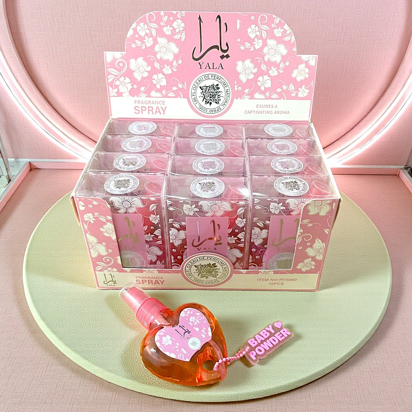 PERFUME LLAVERO YALA 12 PZ PF5060