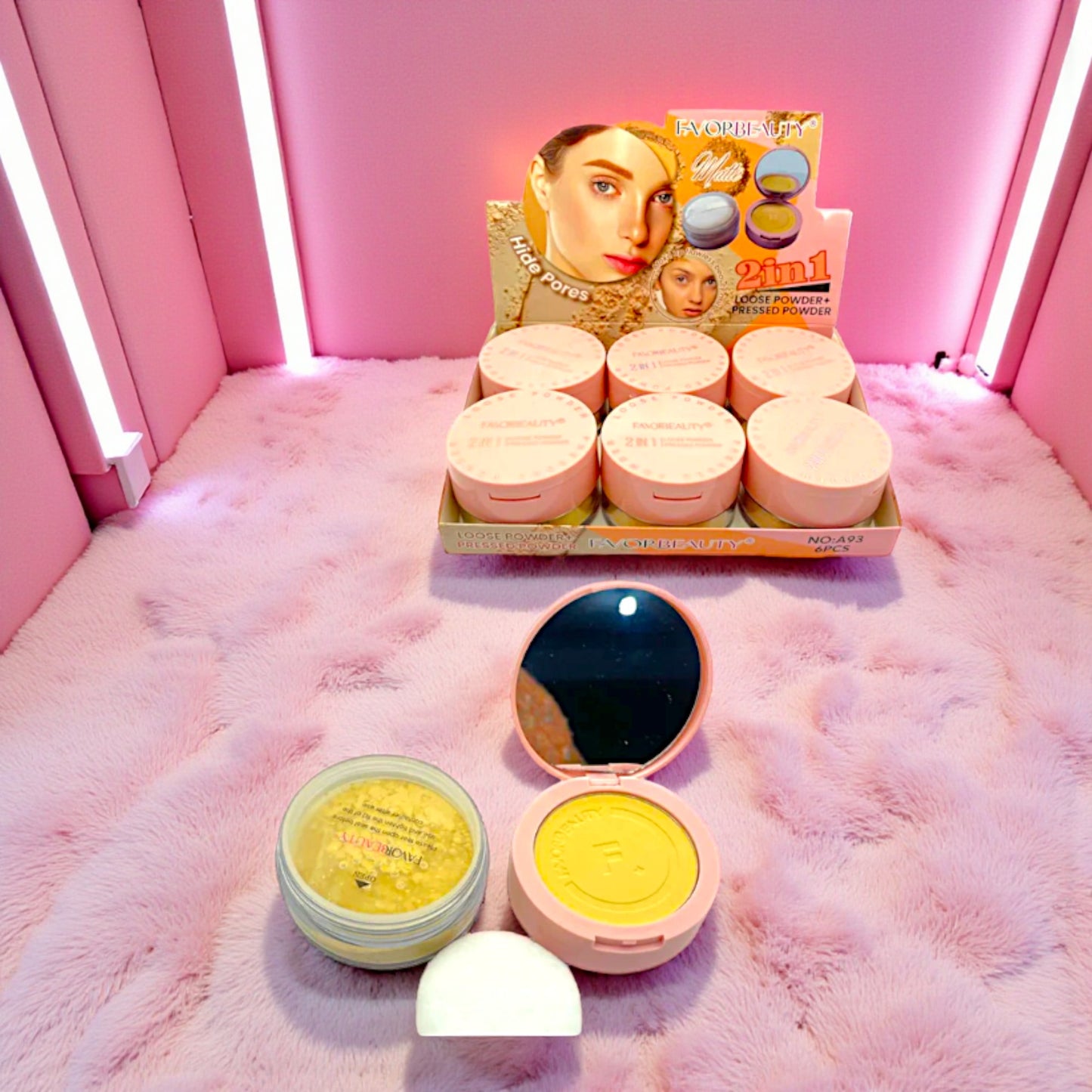 POLVO COMPACTO 2 EN 1 MATTE 6 PZ A93