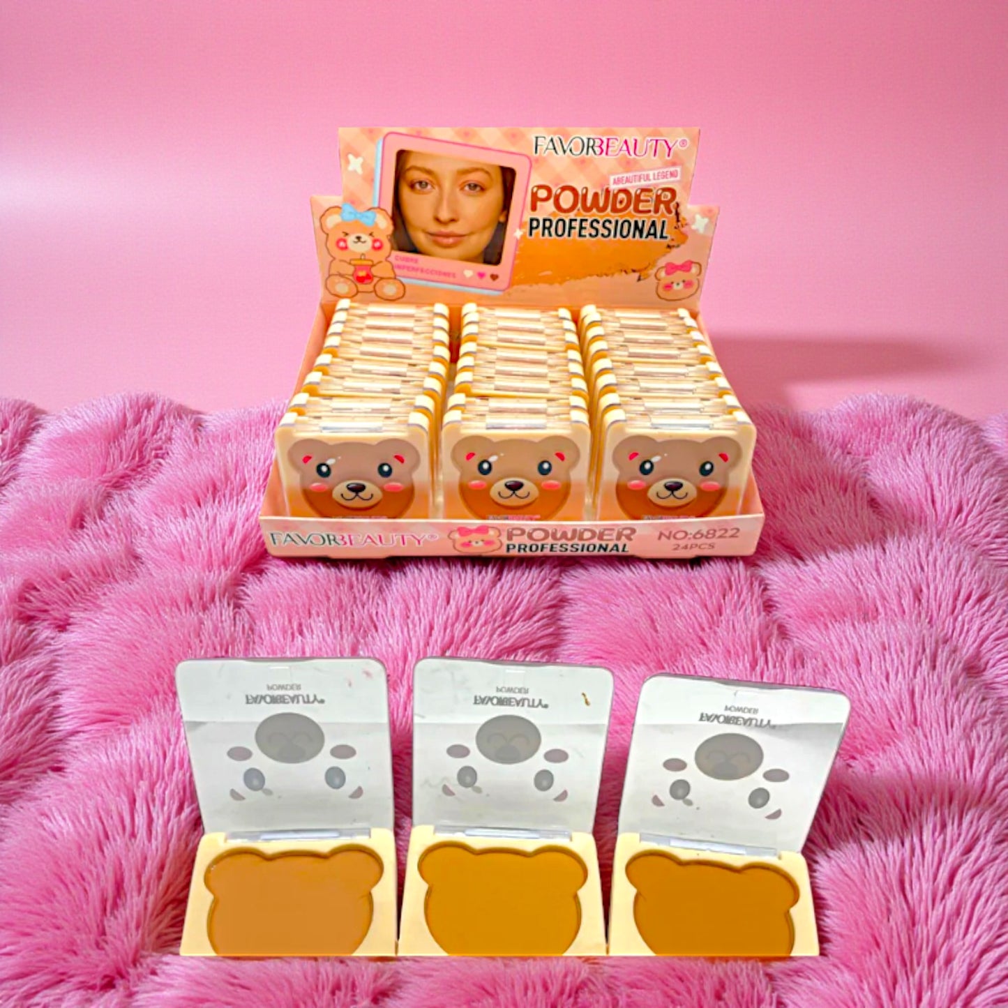 POLVO COMPACTO OSITOS 24 PZ 6822