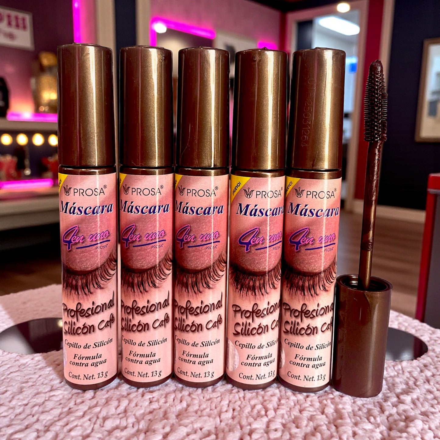 MASCARA DE PESTAÑAS PROSA CAFE PROFESIONAL SILICON