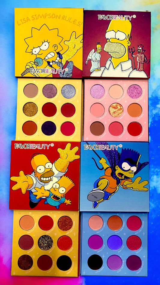 Sombras Los Simpson serie de 4 PCs ES6269