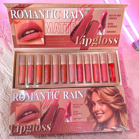 SET DE LABIALES ROMANTIC RAIN 12 PZ R5005