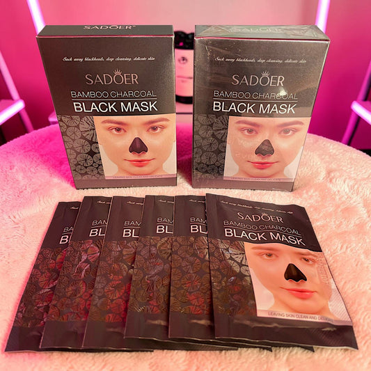 MASCARILLA NEGRA PARA NARIZ 10 PZ SD43467