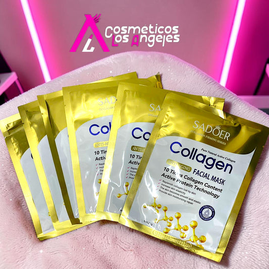 MASCARILLA FACIAL COLAGENO 10 PZ SD80885