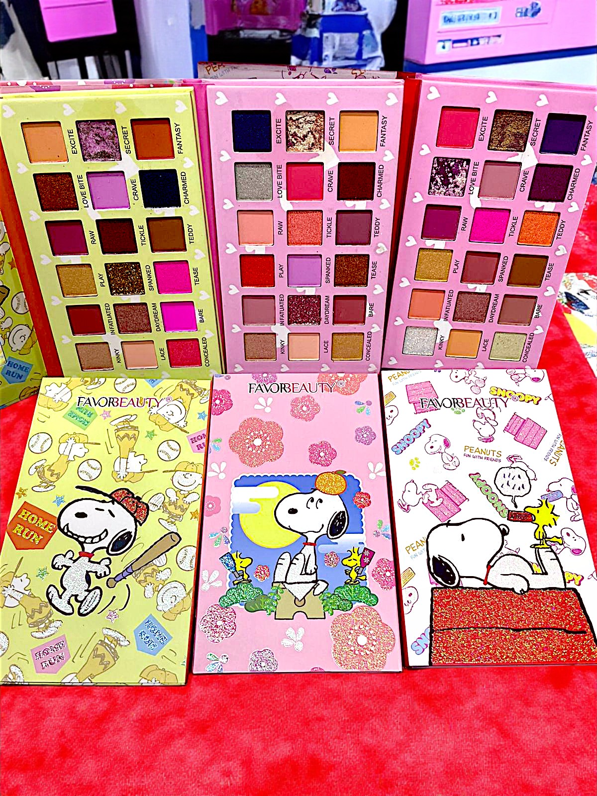 SOMBRAS DE SNOOPY SERIE DE 3 PCS ES6455